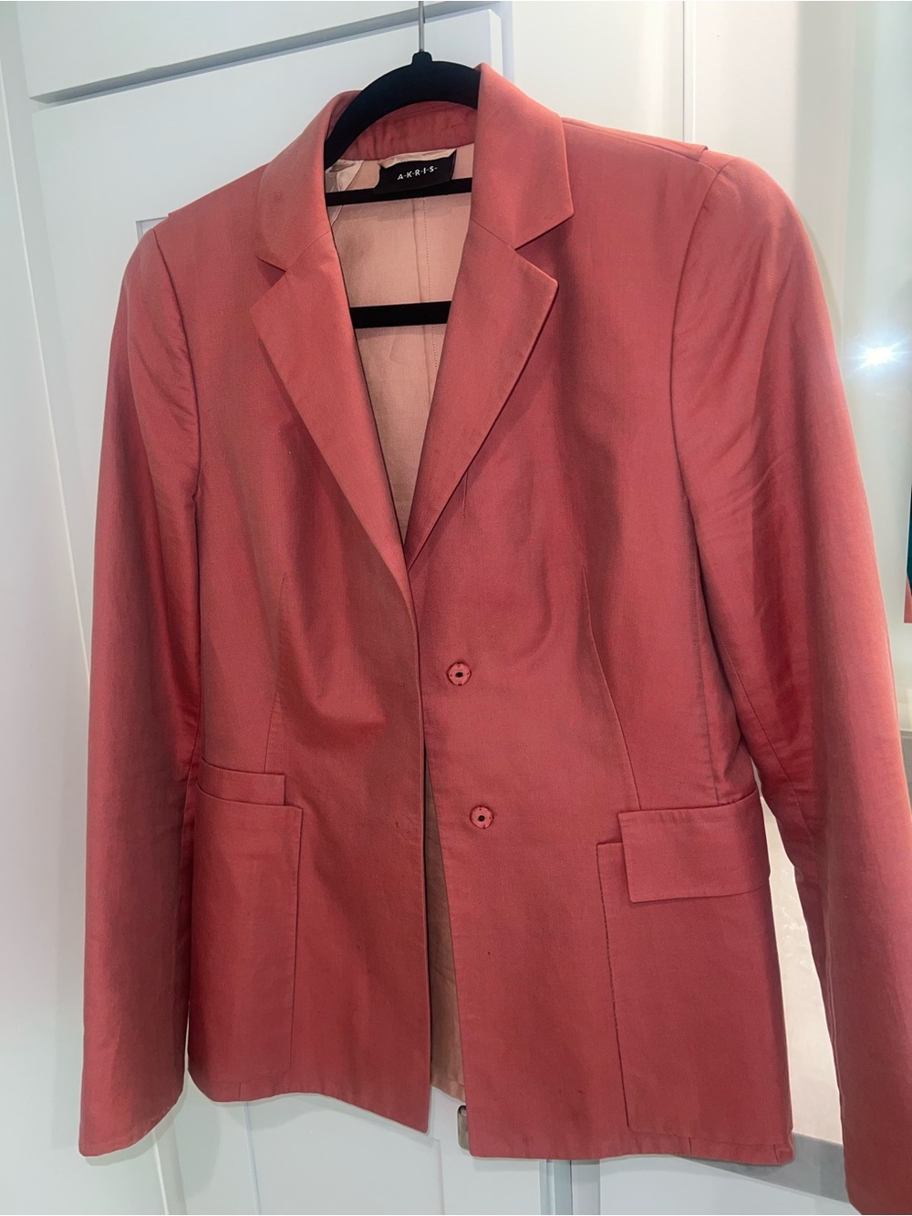 AKRIS: brick colored blazer and designer shirt gift with purchase-GREAT DEAL! 🌟